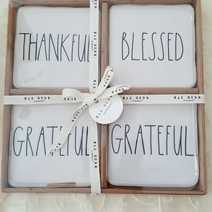 New in box RAE DUNN Ceramic Coasters.